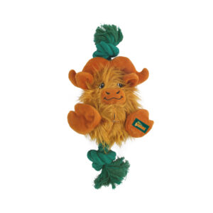 AFP Dog Toy Safari Big Foot Buffalo Orange