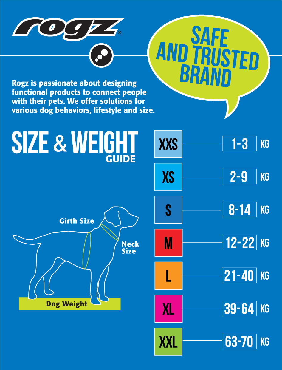 Rogz Small Dogs Comfy Harness, Fashion, Small, Leopard Bone