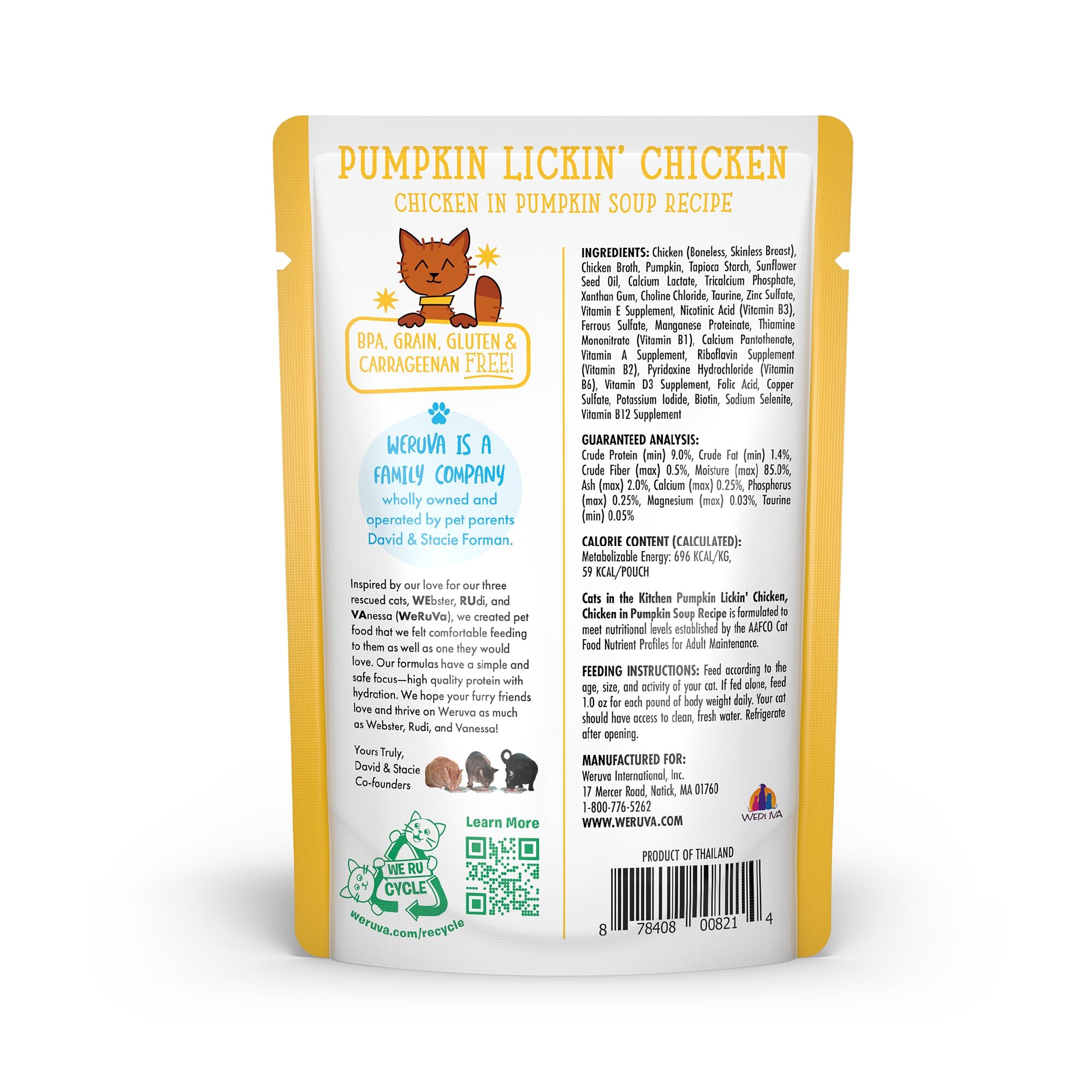 Weruva Pouches - Pumpkin Lickin' Chicken - Image 2