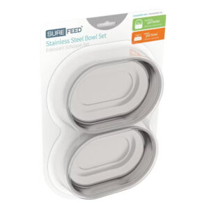 Sure Petcare Surefeed Metal Bowl Set