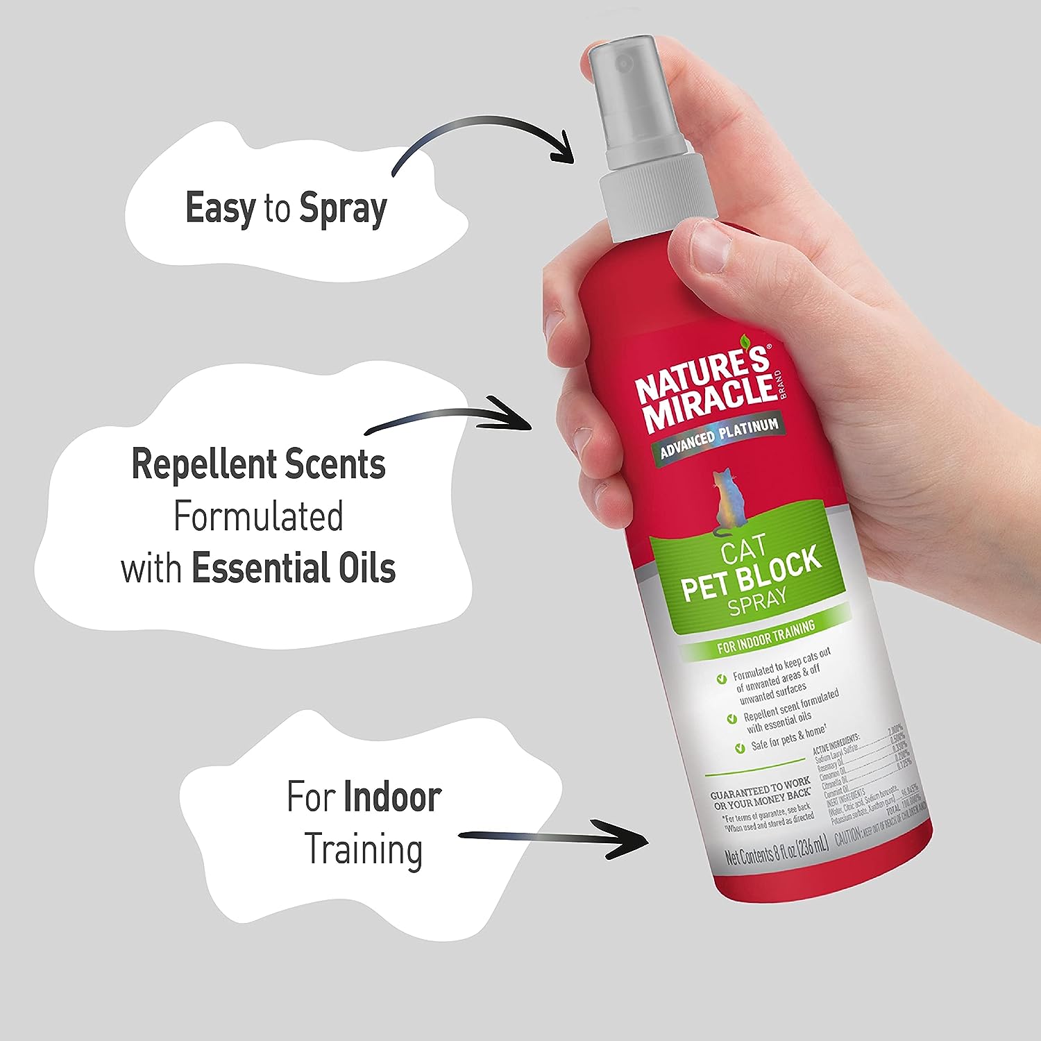 Nature's Miracle Advanced Cat Pet Block Repellent Spray - Image 6