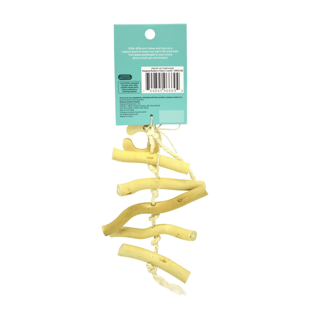 Oxbow Enriched Life Hanging Mulberry Chew - Image 2